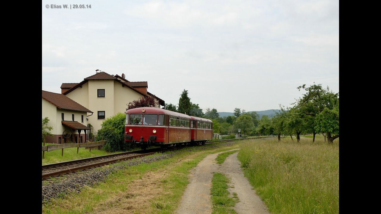 VT98 auf der Strecke Weinheim-Fürth