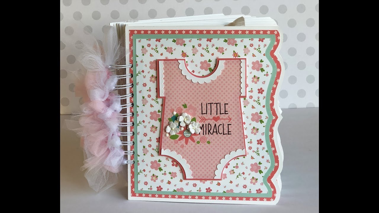 Echo Park's Sweet Baby Girl 1st Year Mini Album~flip-thru & start to finish!