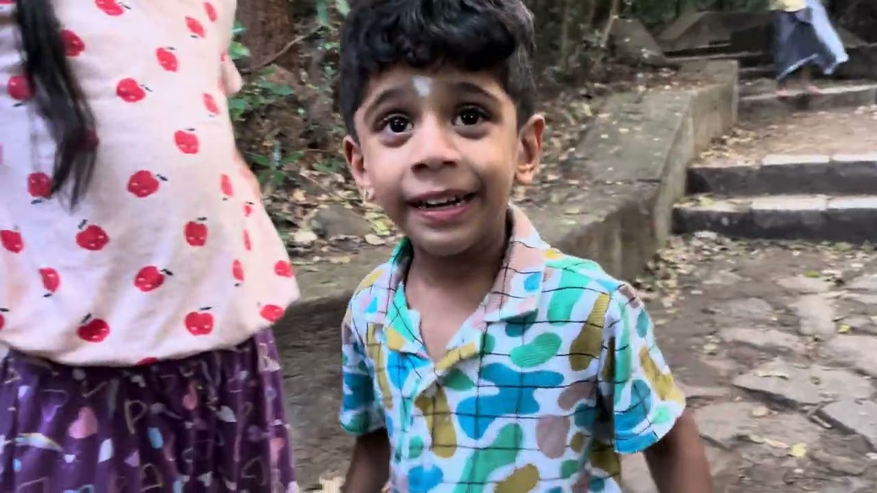 Paruvathamalai trekking with kids - Training 