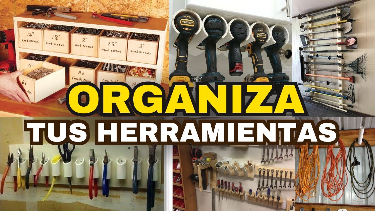 +127 Ideas GENIALES para ORGANIZAR el AREA DE HERRAMIENTAS y Aprovechar Cada Rincón