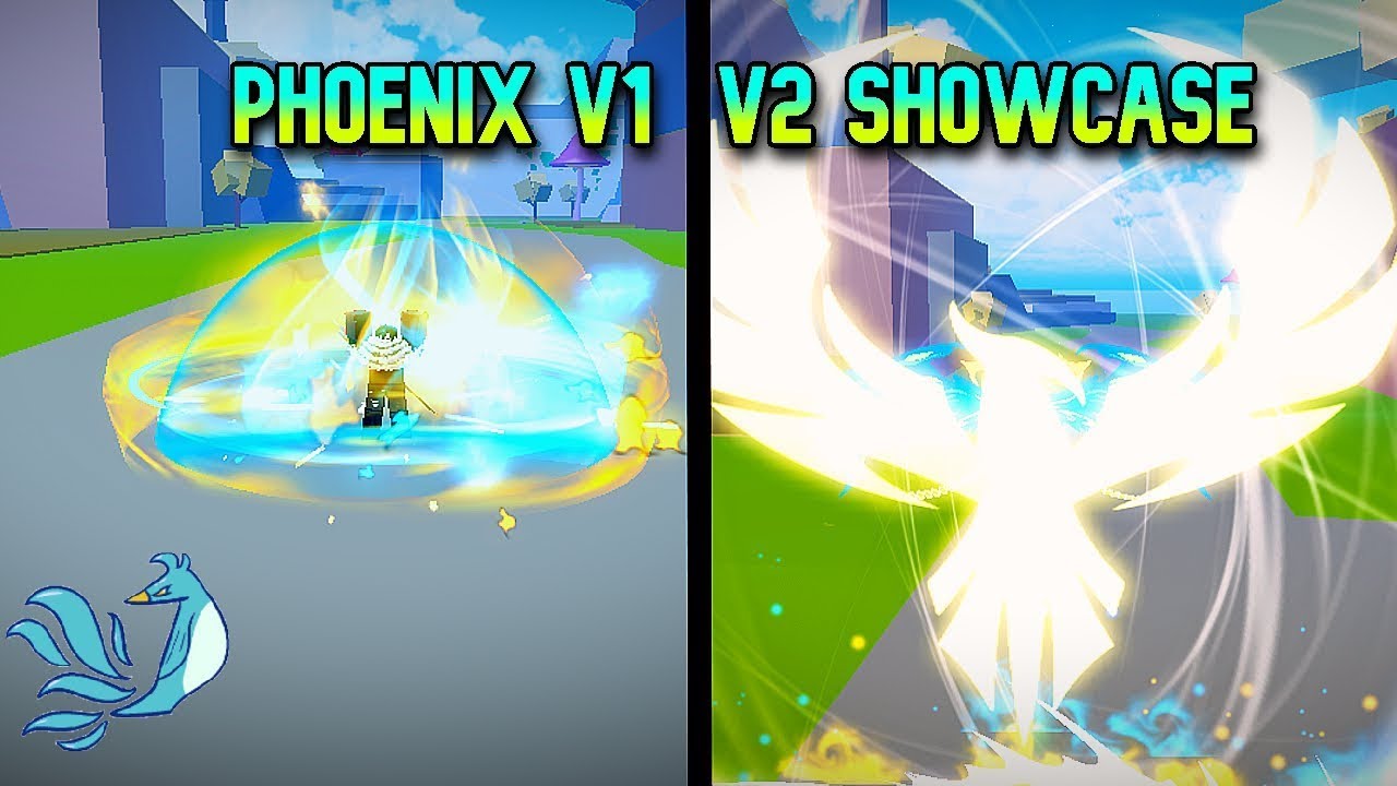 Best Awakened Phoenix V2 And Unawakened Phoenix V1 Showcase | Blox Fruits