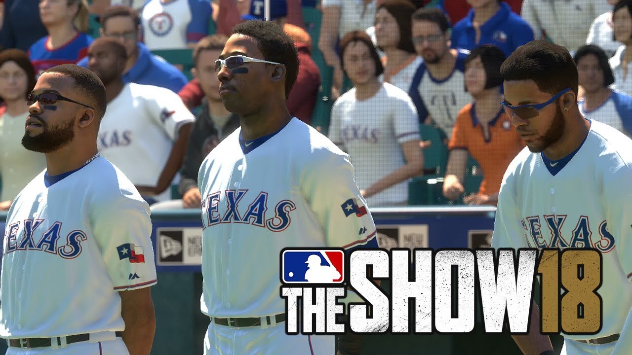 MLB 18 The Show Houston Astros vs Texas Rangers (MLB The Show 18  Gameplay)