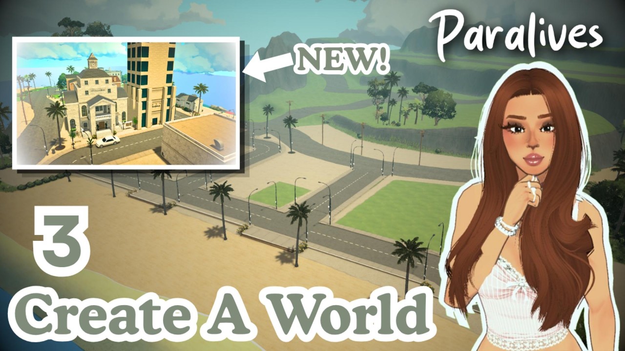 Моя САМАЯ ЛЮБИМАЯ постройка на данный момент... | Paralives Create A World &mdash; Эп. 3
