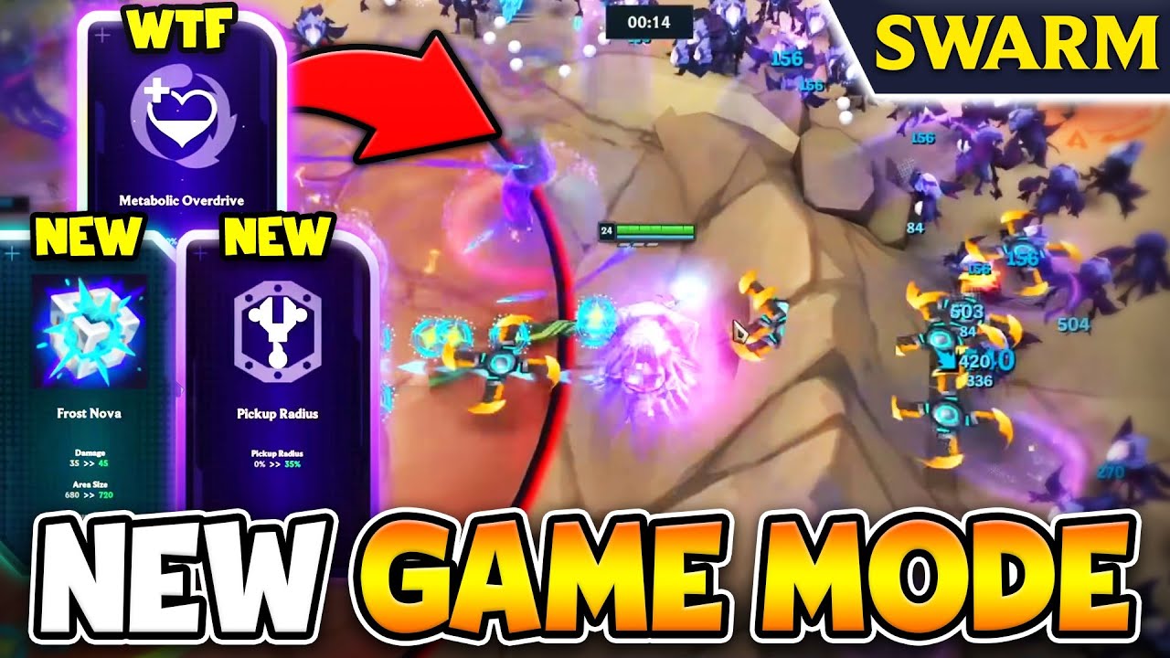 SWARM: RIOT'S NEW PVE GAME MODE IS LITERAL CHAOS! (LEAGUE SURVIVAL MODE)