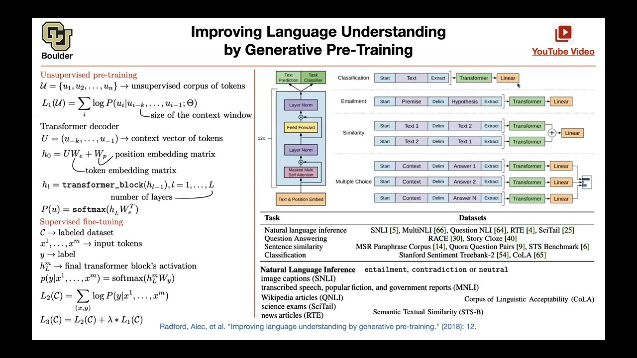 GPT-1 (Q&A) | Lecture 52 (Part 4) | Applied Deep Learning (Supplementary)