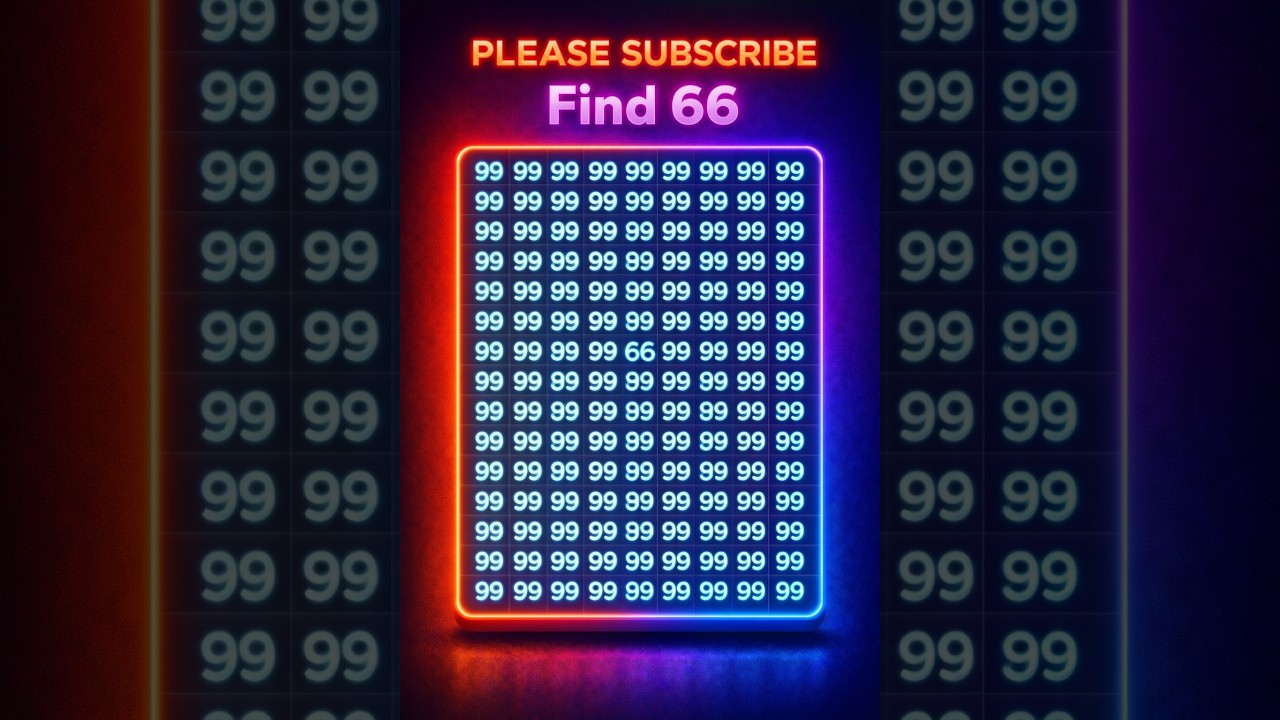 Find 98 Among 89s! 🤯 Impossible Challenge⏳ #shorts