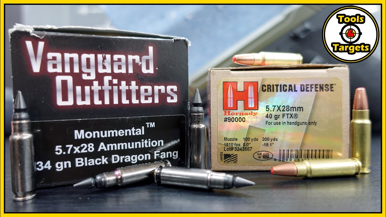 Просто ЛУЧШИЕ!...Тест БОЕПРИПАСОВ 5.7x28 Black Dragon Fang против баллистического геля Critical D...