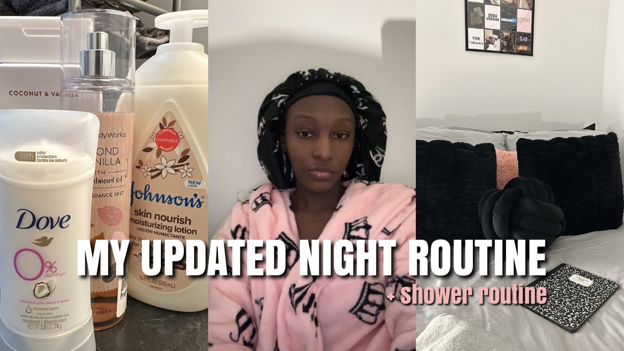 UPDATED NIGHT ROUTINE : daily reset , prepping for work , cooking , skin care + shower routine !