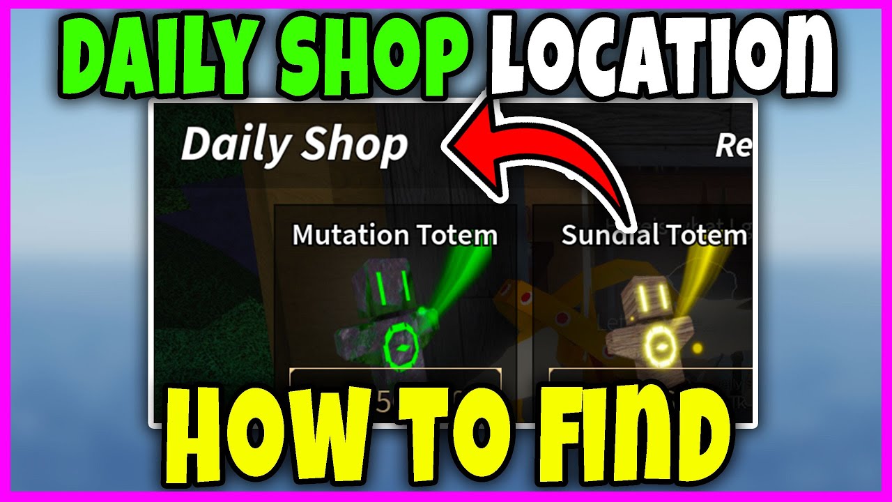 DAILY SHOP LOCATION - HOW TO FIND [FISCH] - Roblox