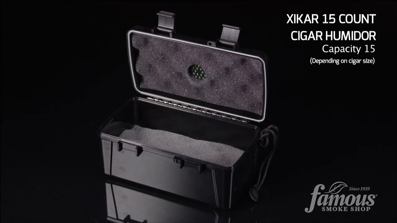 Xikar 15 Count Cigar Humidor - Famous Smoke Shop