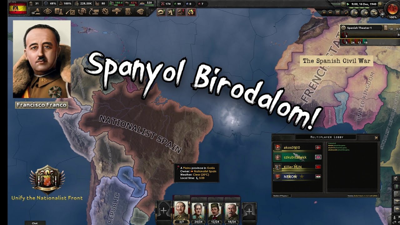 Spanyol birodalom?! Hearts Of Iron IV