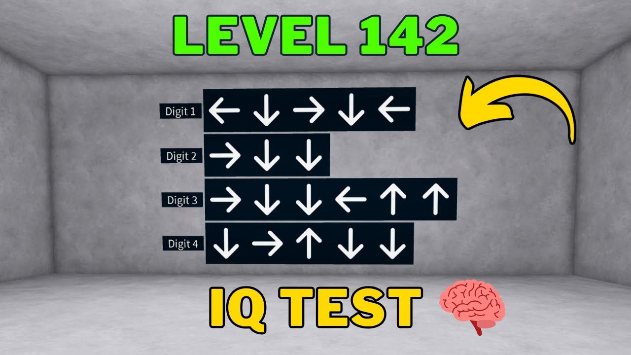 How To Solve Roblox IQ Test Level 142 | IQ Test 🧠 Floor 142 Answer