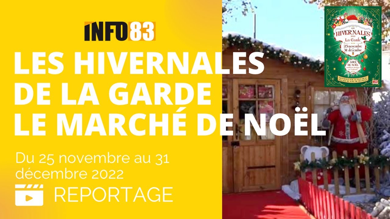 Les Hivernales à La Garde, visite au marché de Noël !