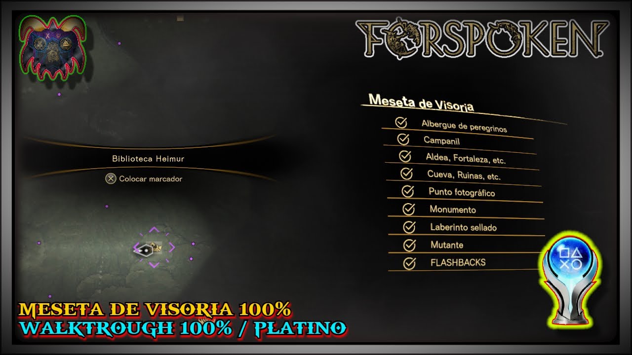 Forspoken  | MESETA DE VISORIA 100% | Walkthrough PLATINUM/100% | No commentary | Gameplay Espa&ntilde;ol