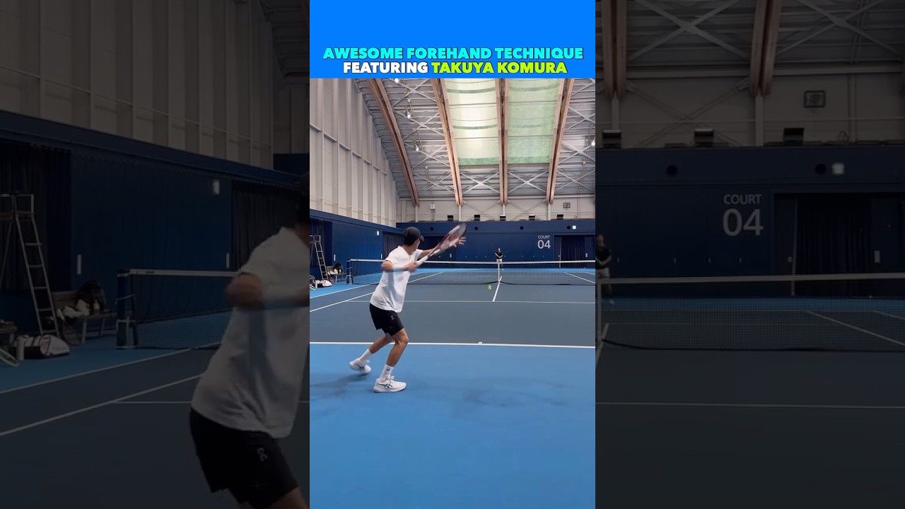 AWESOME FOREHAND TECHNIQUE FROM TAKUYA KOMURA 