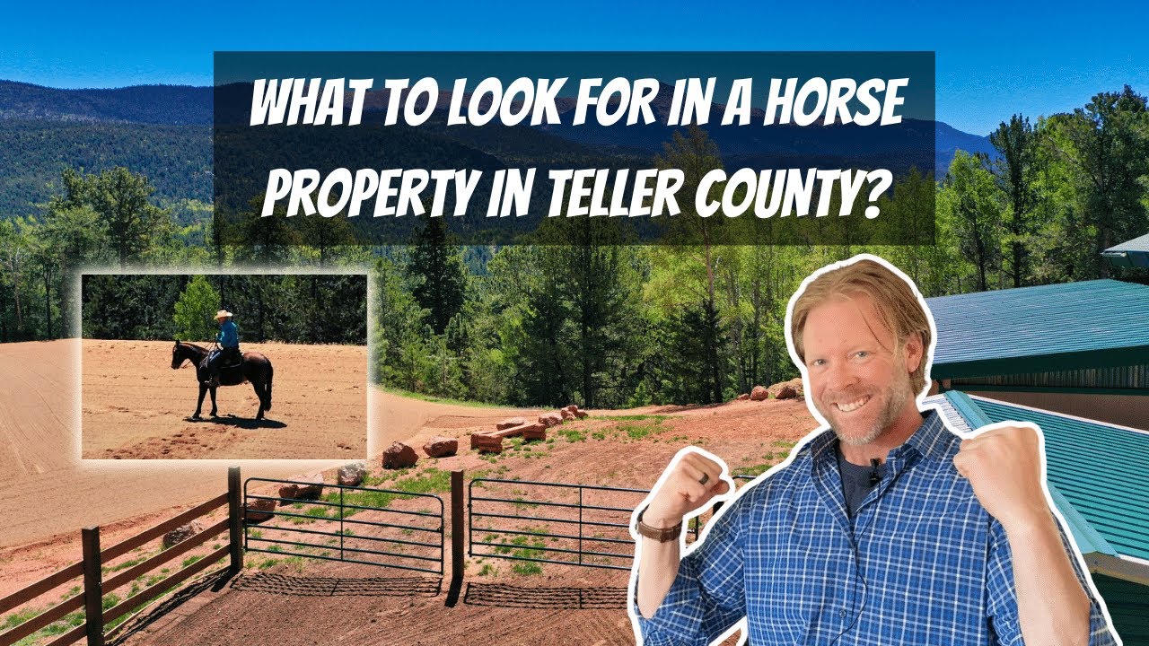 What to look for in a horse property in Teller County?