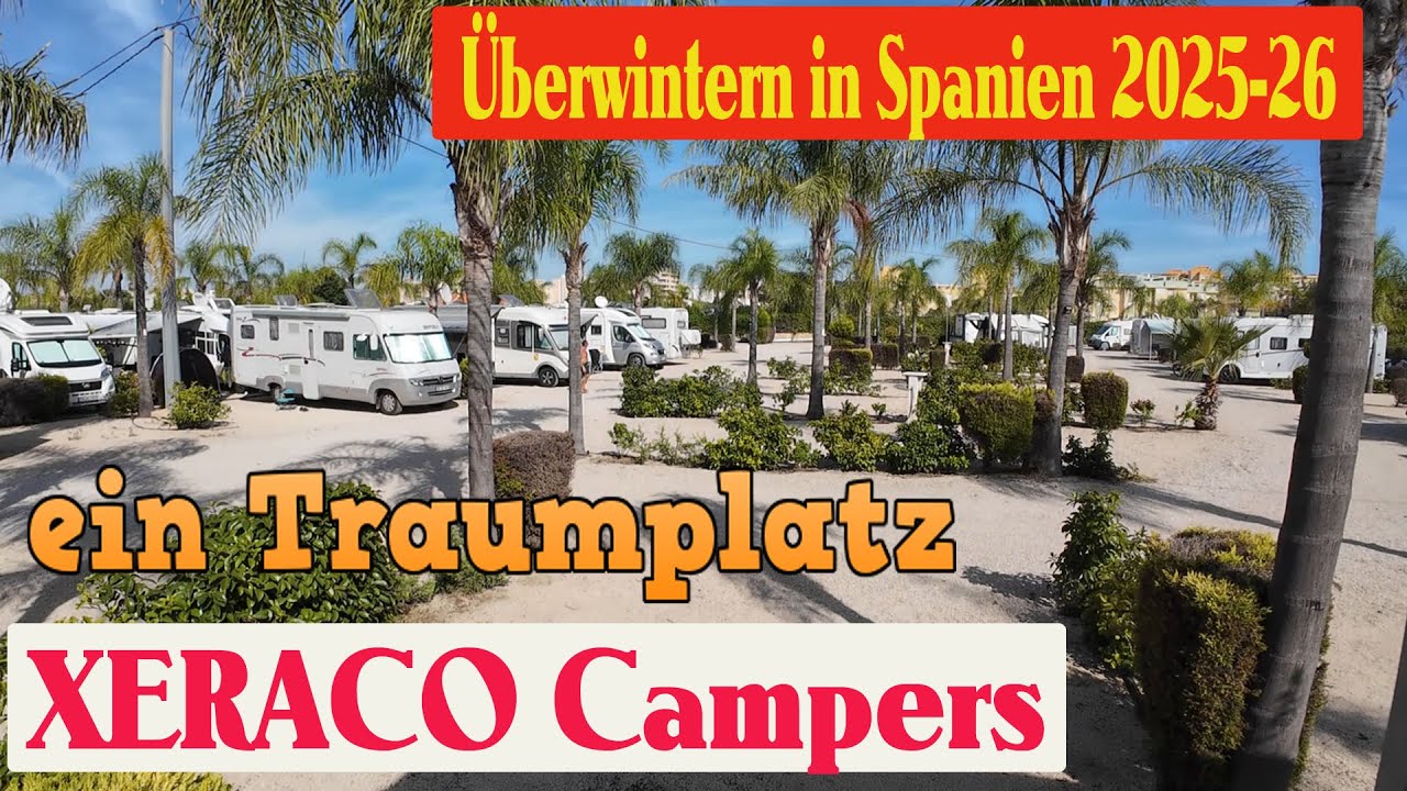 Xeraco Campers ein Traum Stellplatz Überwintern in Spanien und mit eigenem Pool,eine Wohl­fühl­oa­se