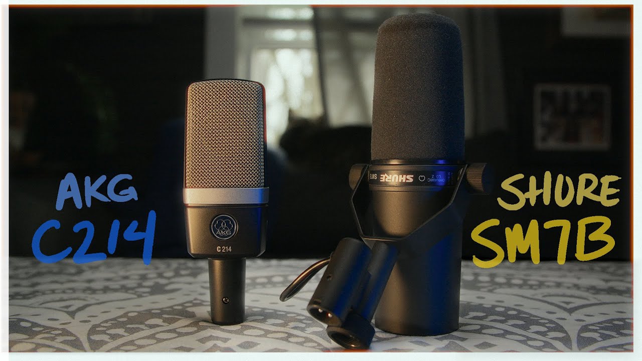 Shure SM7B vs AKG C214 | $400 Podcast Microphone Comparison