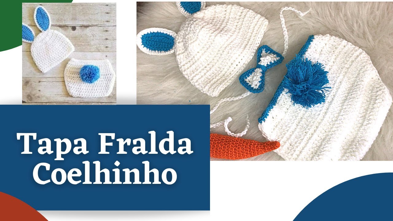 Tapa Fralda de Crochê Passo a Passo