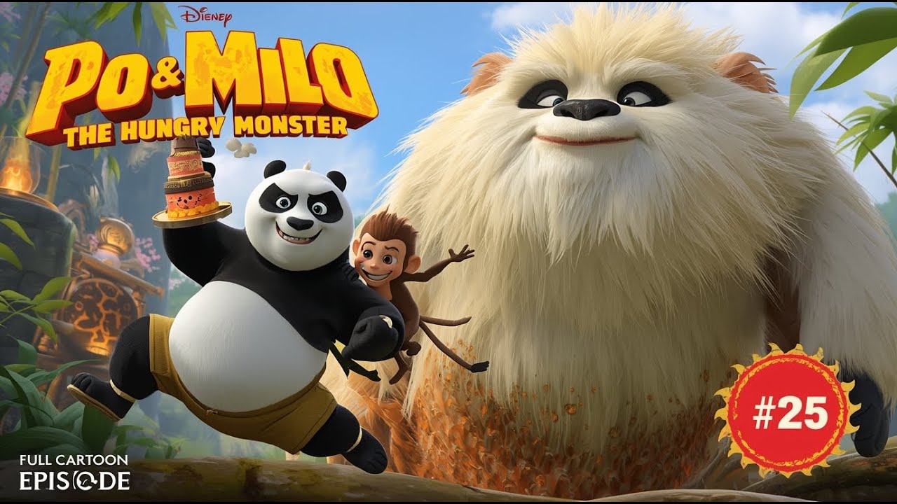 Po & Milo: Hungry Monster |Ep25| Disney Cartoon for Kids |Full Cartoon Episode