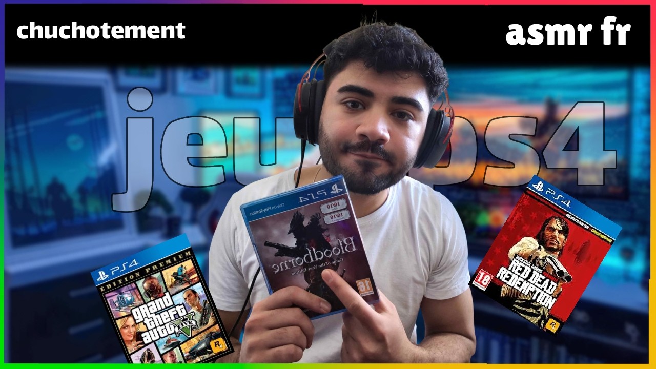 MES JEUX PS4 EN #ASMR