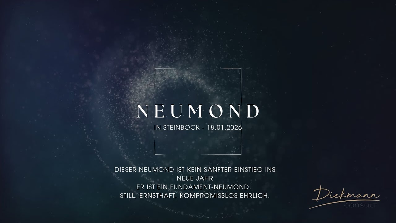 Neumond in Steinbock 18.01.2026 I Kompromisslos Ehrlich I Dieser Neumond baut kein Luftschloss