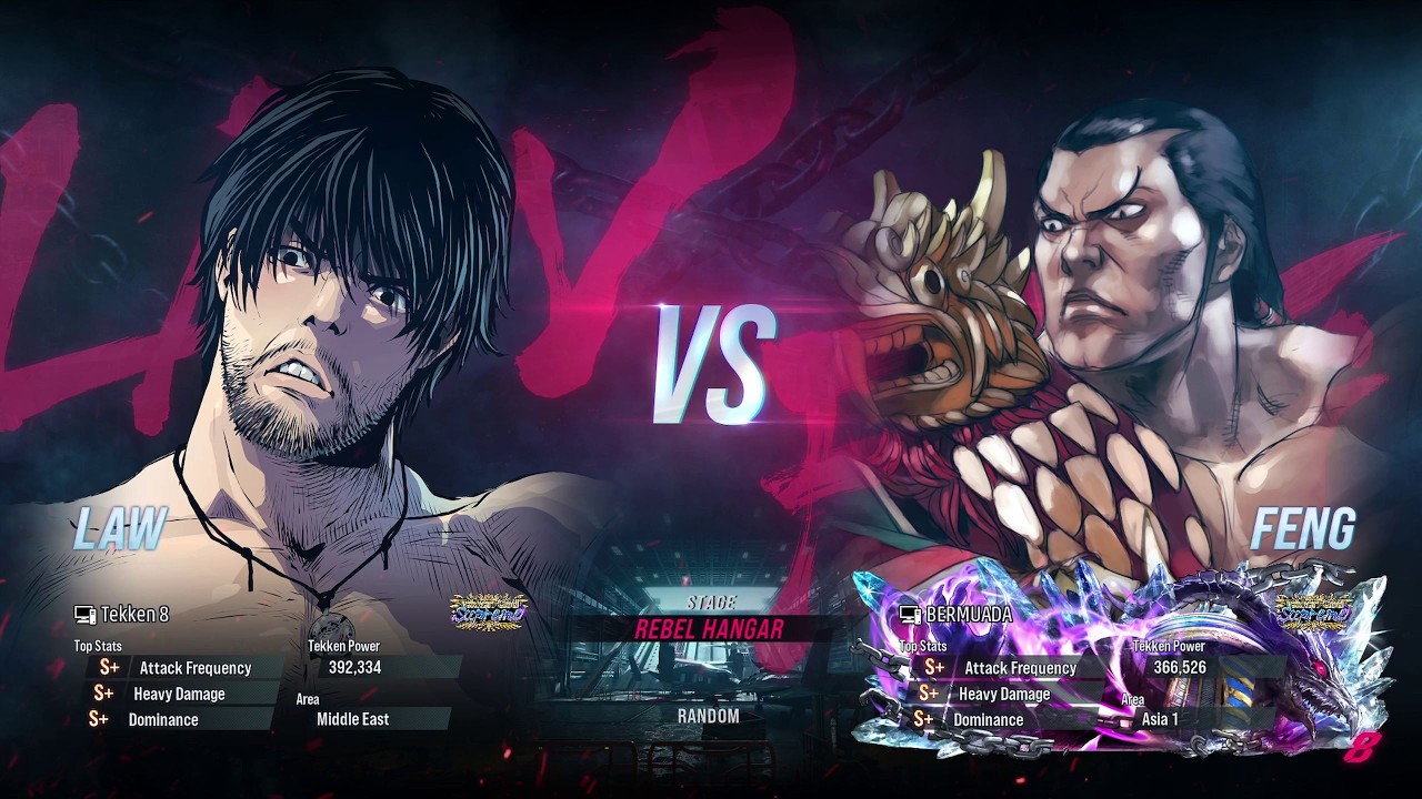 BSK (Law) VS Bermuda (Feng) Tekken 8 Ranked