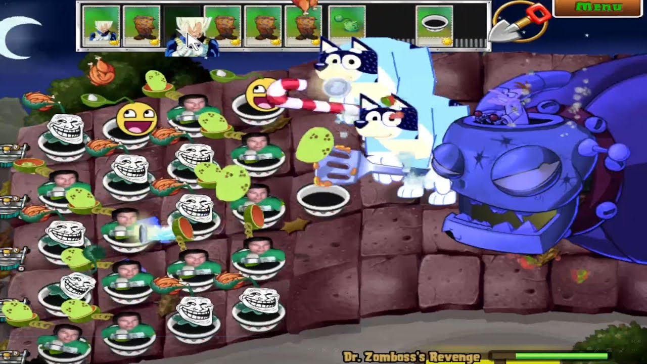 Plants vs Zombies Mod Memes Vs Cartoons #1 - Dr.Zomboss's Revenger