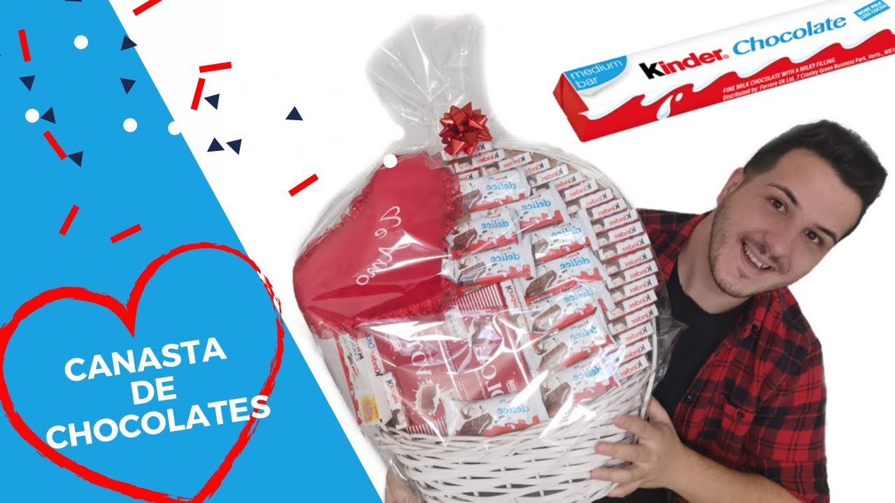 REGALOS PARA SAN VALENTÍN 🎁 CESTA DE CHOCOLATES 🍫❤️IDEAS FÁCILES PARA SAN VALENTÍN | SOY DE AMARTE