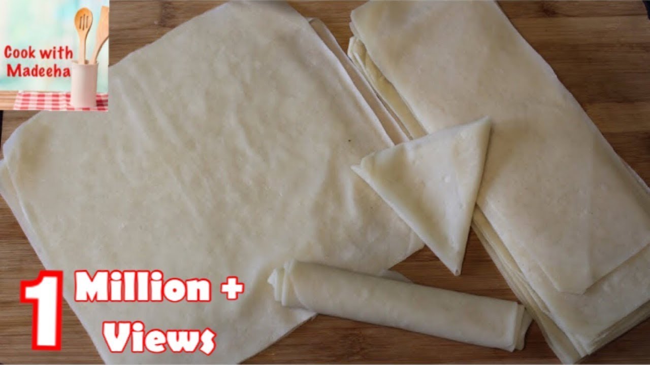Learn How To  Make Perfect Samosa Sheets In Oven And Stove/Pan/Tawa || ENGLISH SUBTITLE ||