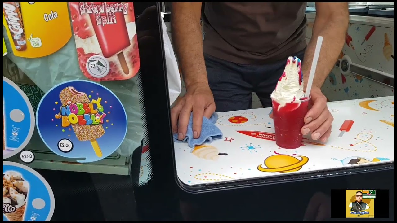 Mr Blue whippy/ice cream van music/chime/We're forever blowing bubbles