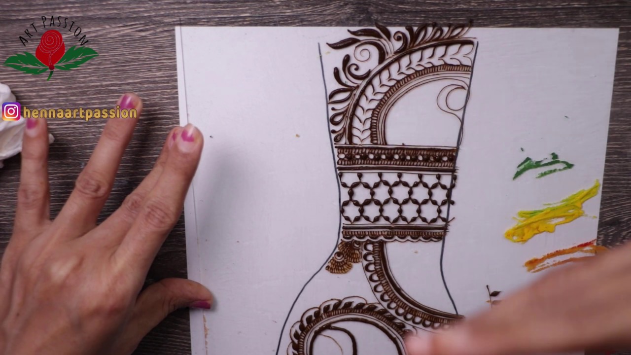 Class 16 : Learn layout and structure in mehendi design : Part 5 :Mehendi class for beginner