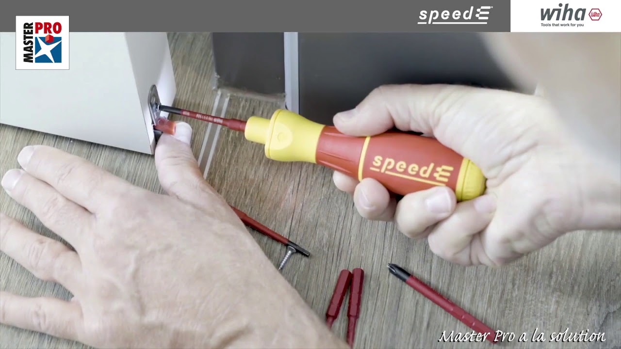 Tournevis &eacute;lectrique SpeedE WIHA - Master Pro