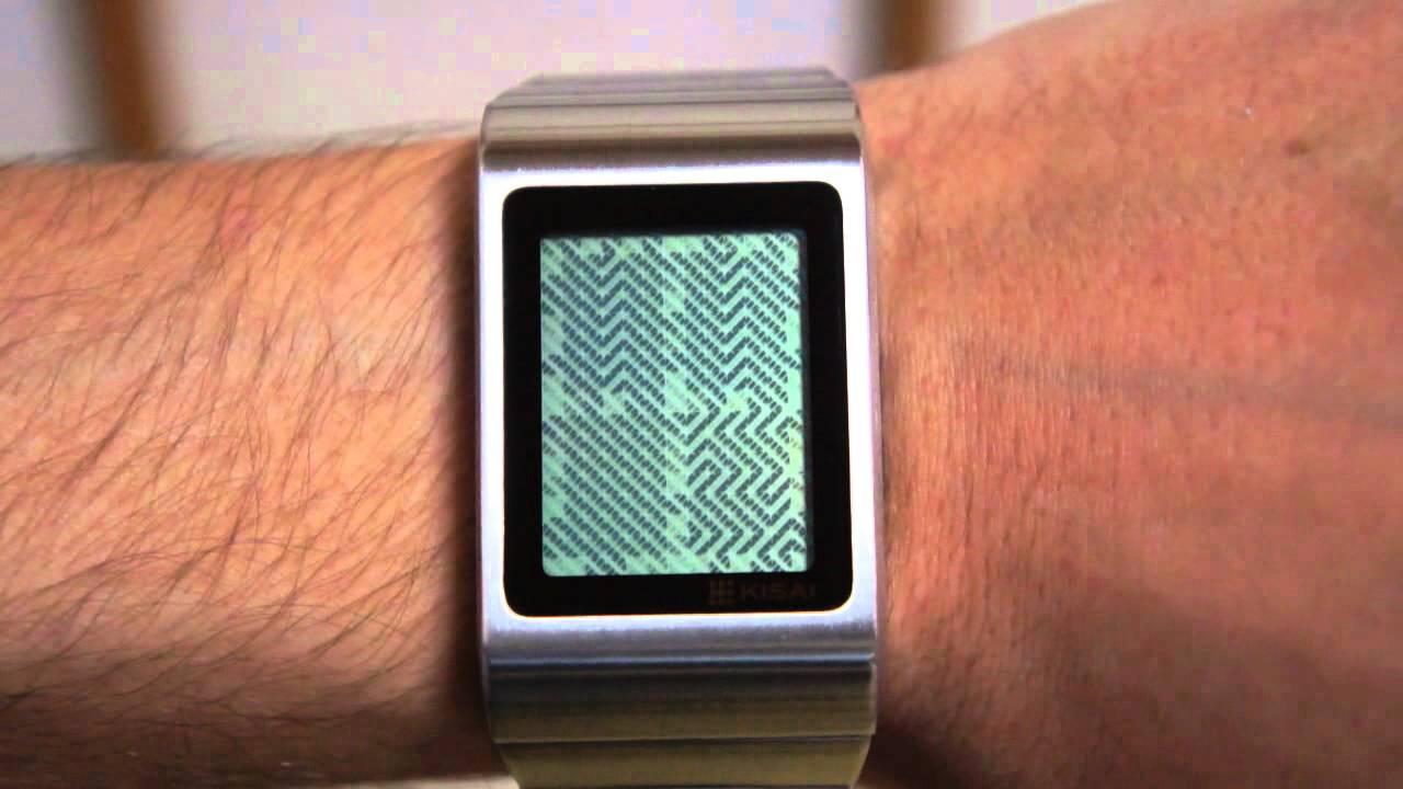 Kisai Optical Illusion Touch Screen LCD Watch Design From Tokyoflash Japan