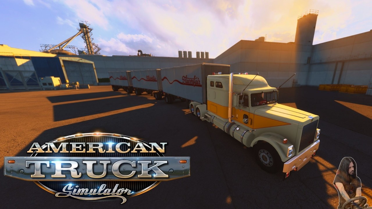 America Hauling + International 9300 - American Truck Simulator 1.58