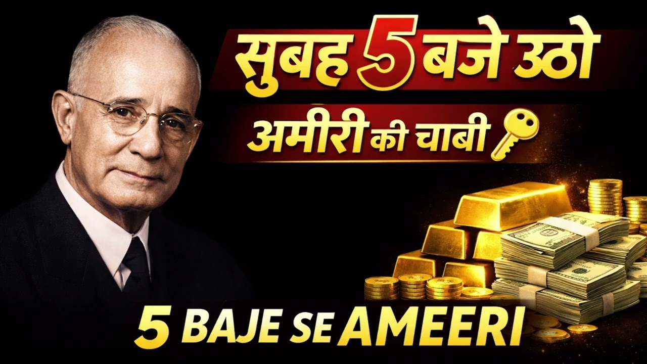 सुबह 5:00 बजे उठो और अमीरी की शुरुआत करो  | Wake Up at 5 AM for Wealth – Napoleon Hill Secret