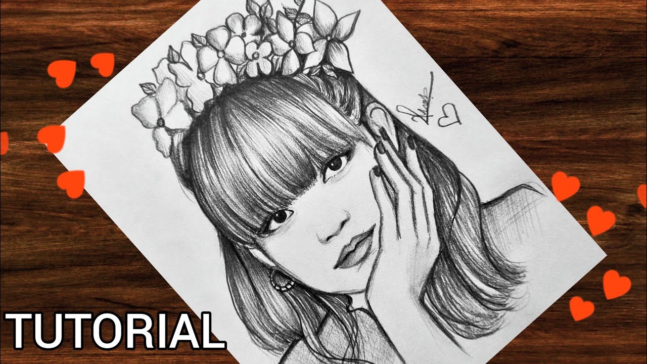 Drawing Blackpink Lisa | How to draw Lisa | Step by Step tutorial | Pencil Drawing | Artholic