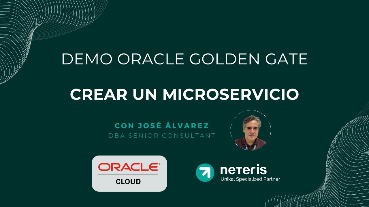 Demo Oracle GoldenGate: Como crear un microservicio en minutos
