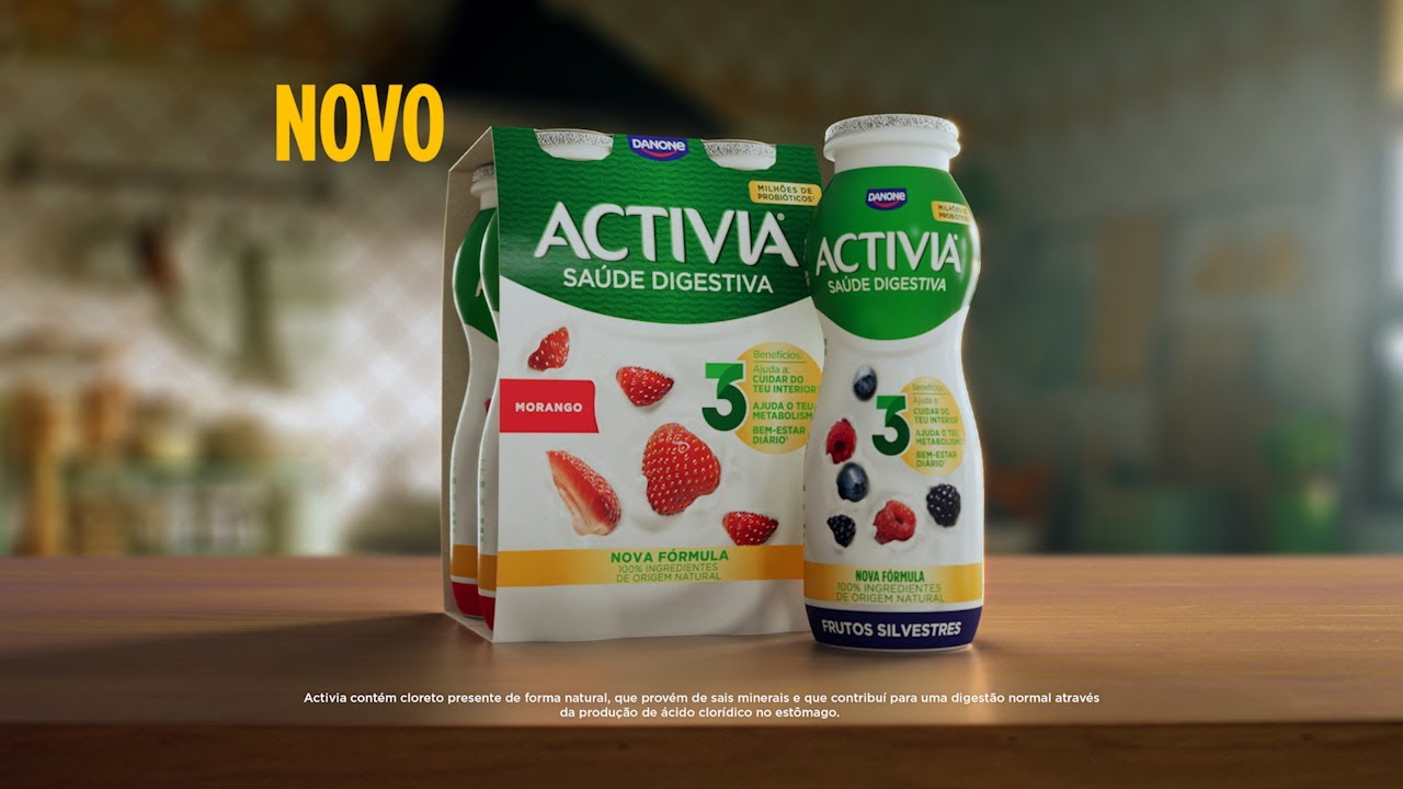 Novos Activia Líquidos Frutas | Com 100% Ingredientes Origem Natural