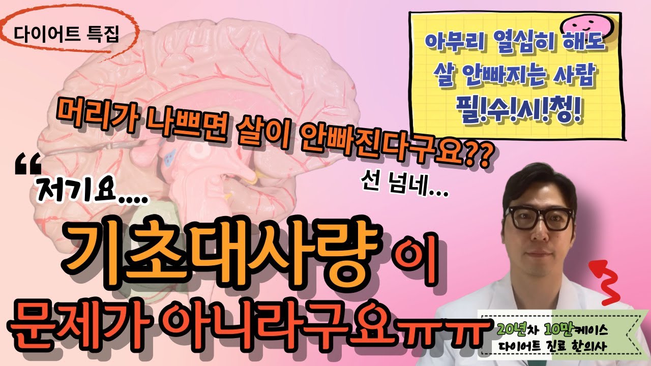 나이가 들수록 살이 찌는 이유는??(기초대사량얘기X)머리가 나빠지면 살이 안빠진다고?살 잘안빠지는 사람은 꼭 봐야할 영상!!