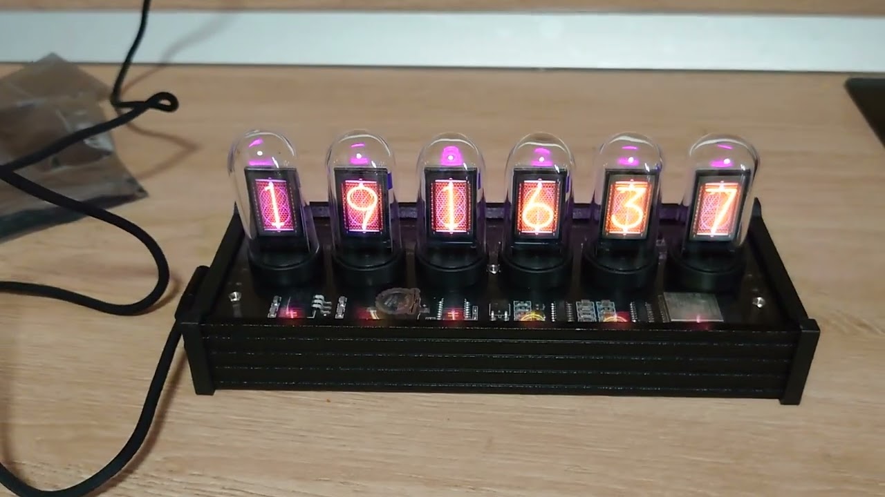 Аналоговые ламповые часы Nixie, часы светодиодов от Eleksmaker