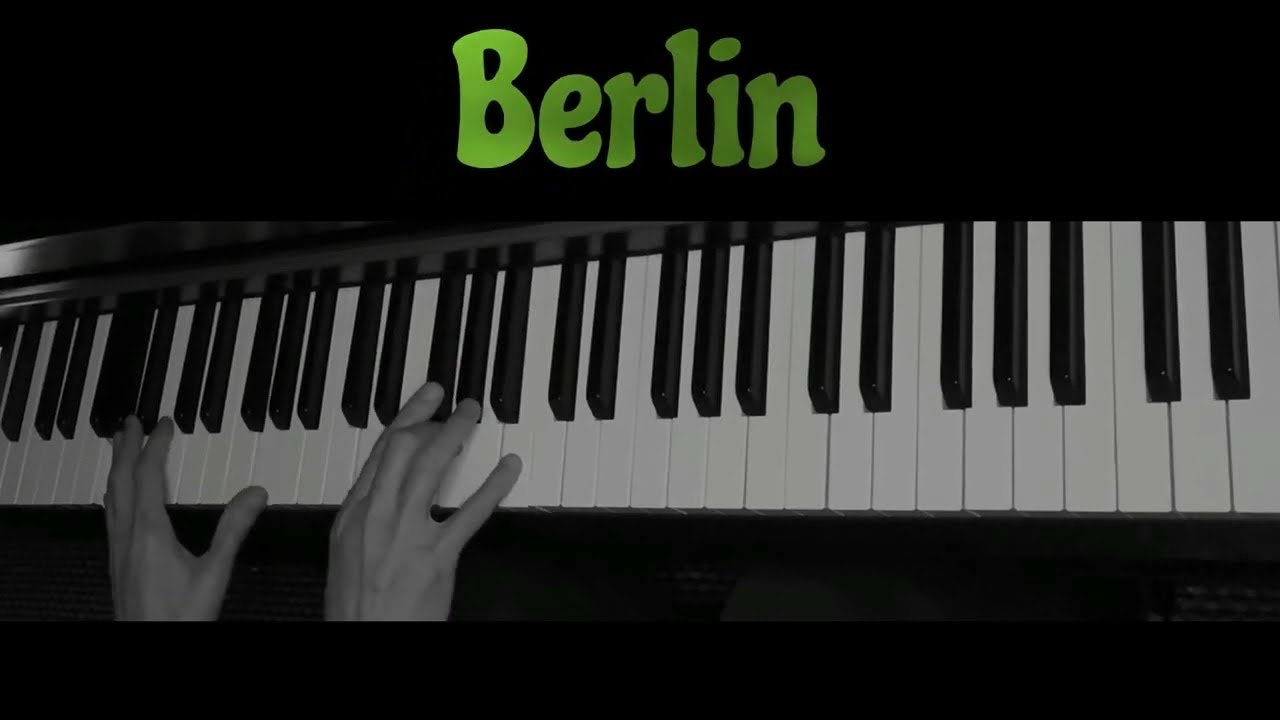 🎵 Berlin 🎵 RY X  🎹 Piano Cover(with lyrics)