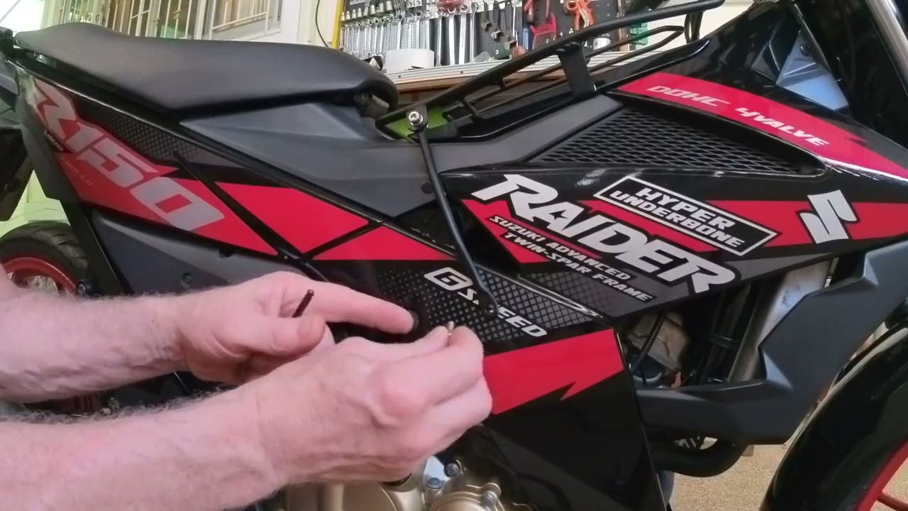 Thailand 2025 Suzuki Raider 150 Fi Rack 0809