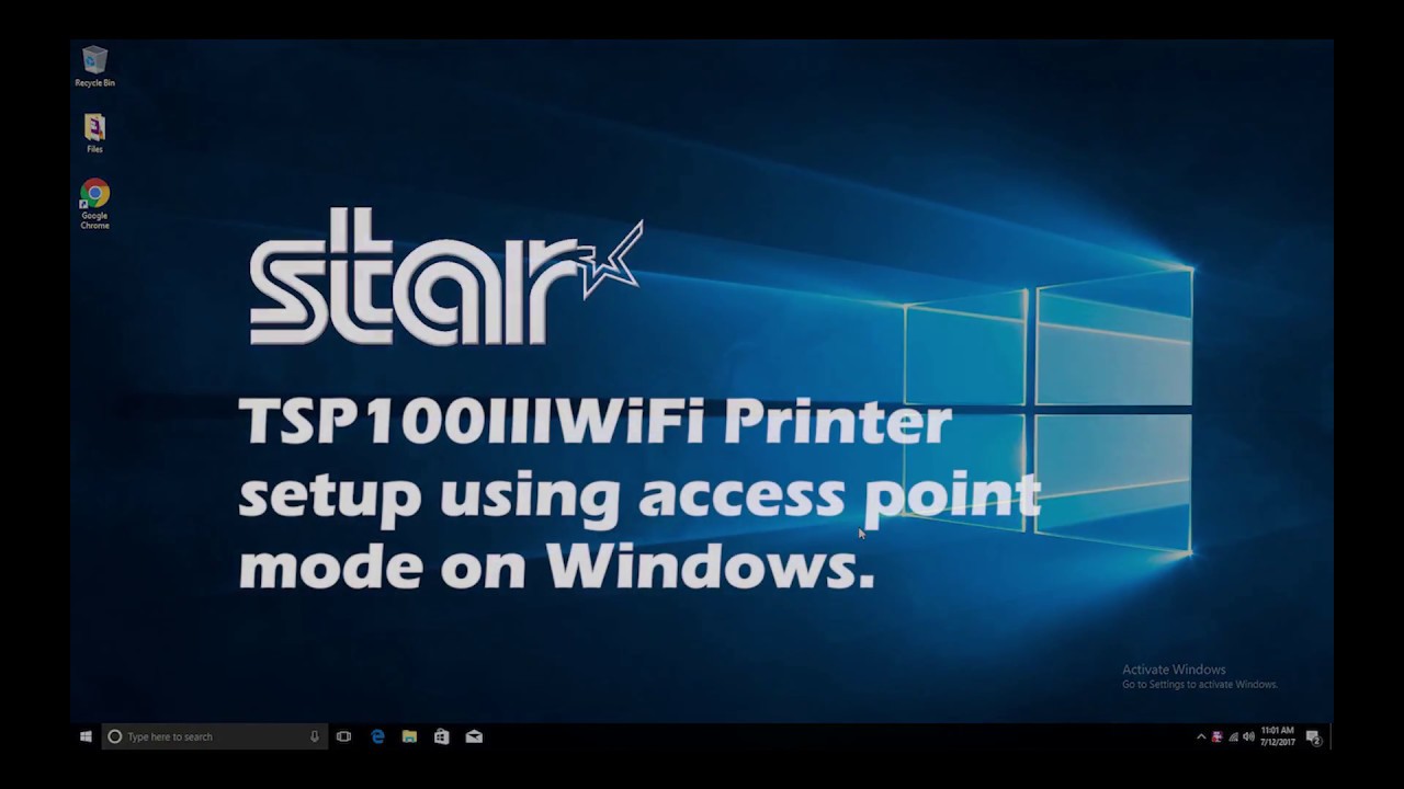 TSP100IIIWLAN | Windows Setup