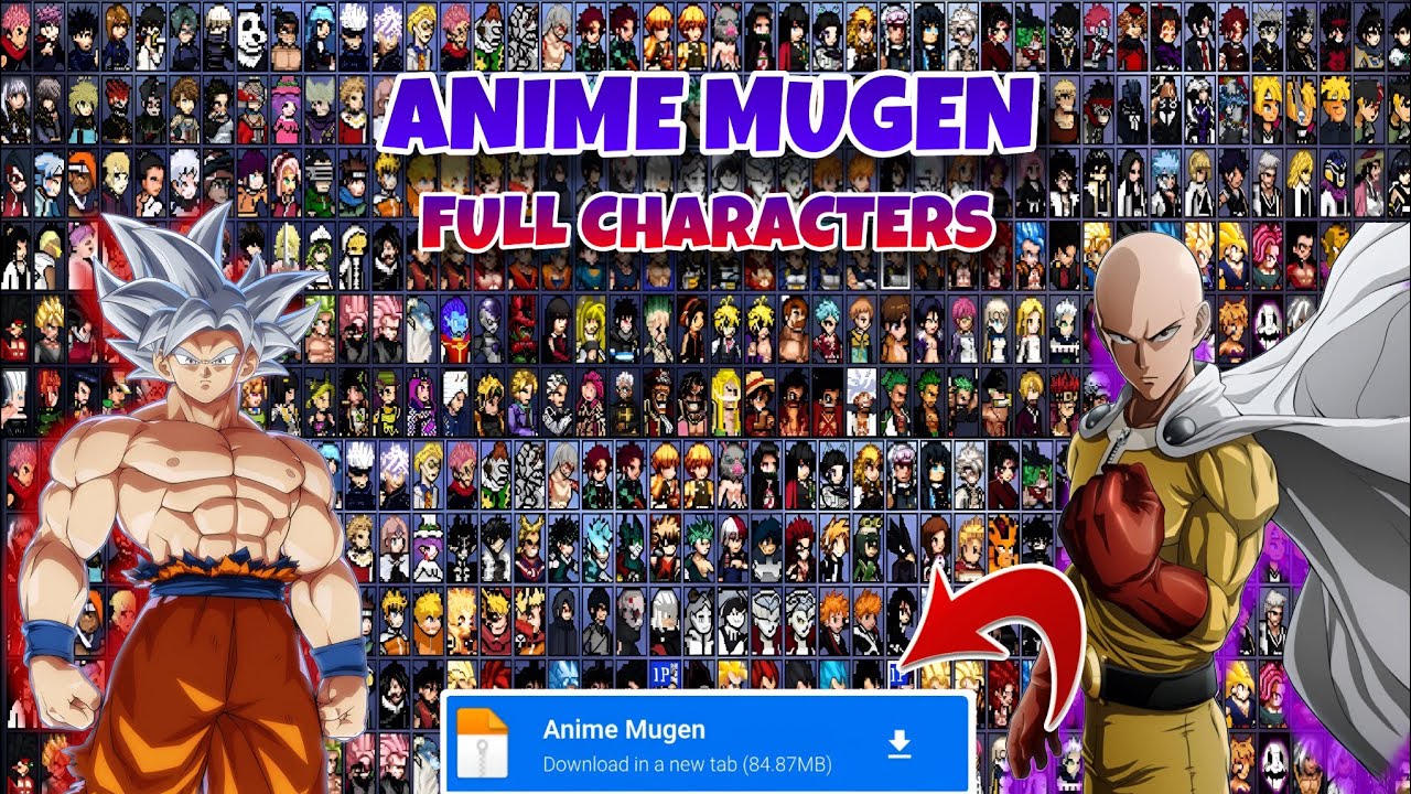 Anime Mugen - Full Characters With Luffy Gear 5