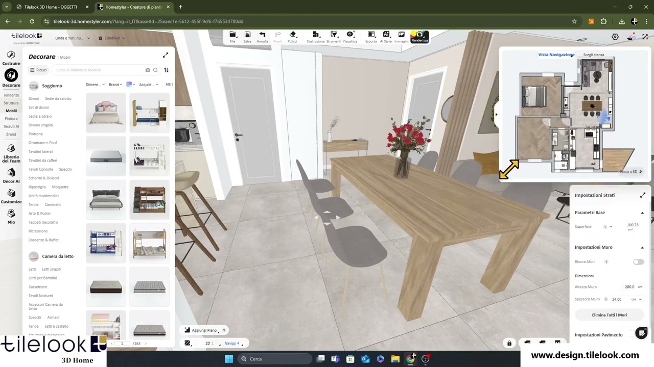 Tutorial 3 - Tilelook 3D Home - Oggetti