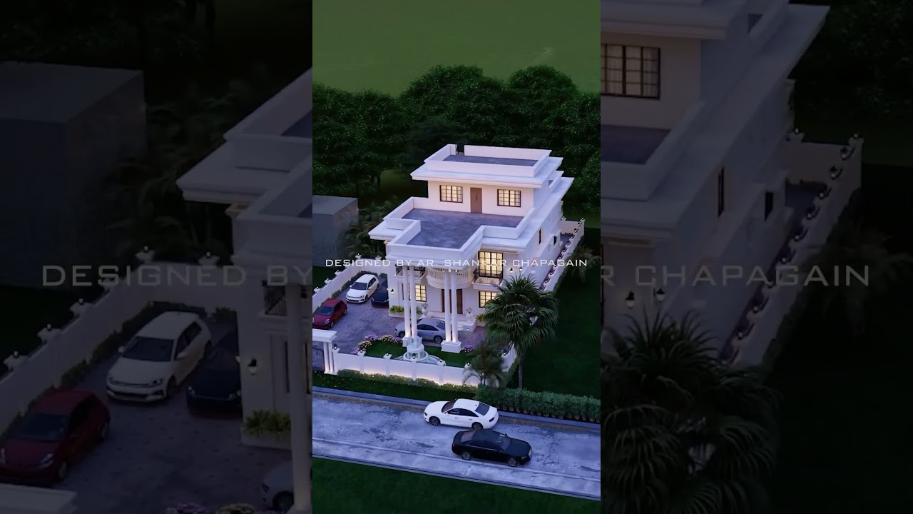Royal Bungalow Design at Udaypur, Gaighat #architecture #shorts