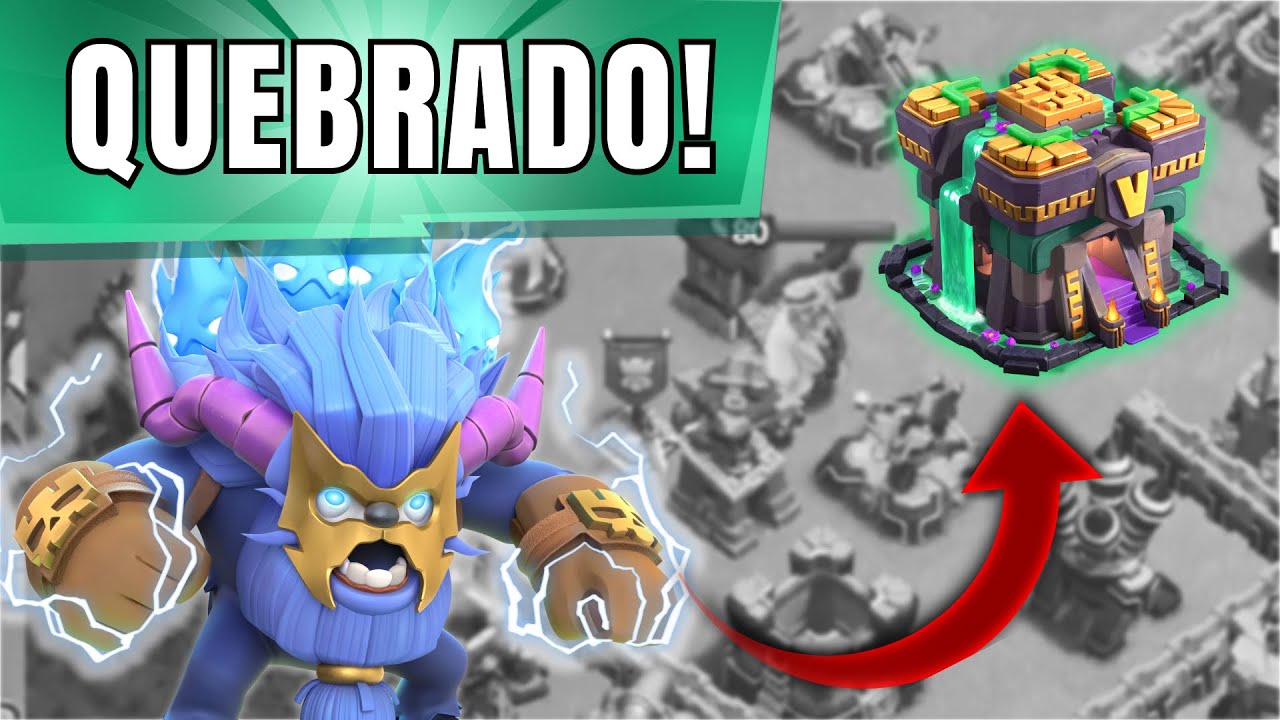 SUPER YETI destrói CV14 no Clash of Clans 🔥 | Ataque Insano
