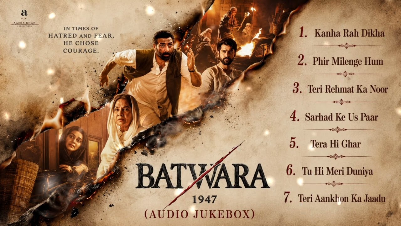 Batwara 1947 (Audio Jukebox) | Sunny Deol, Preity Zinta, Shabana Azmi | Aamir Khan Productions