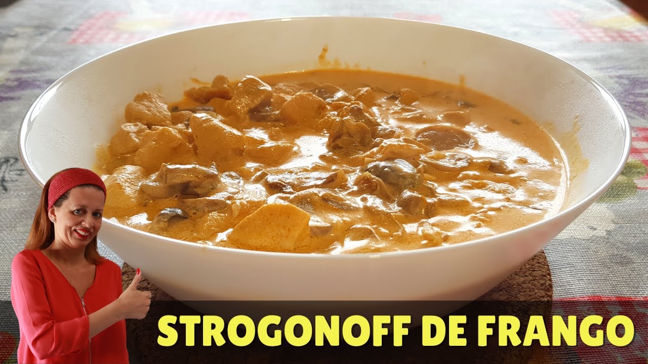 Como fazer strogonoff de frango com cogumelos frescos [Receita passo a passo]
